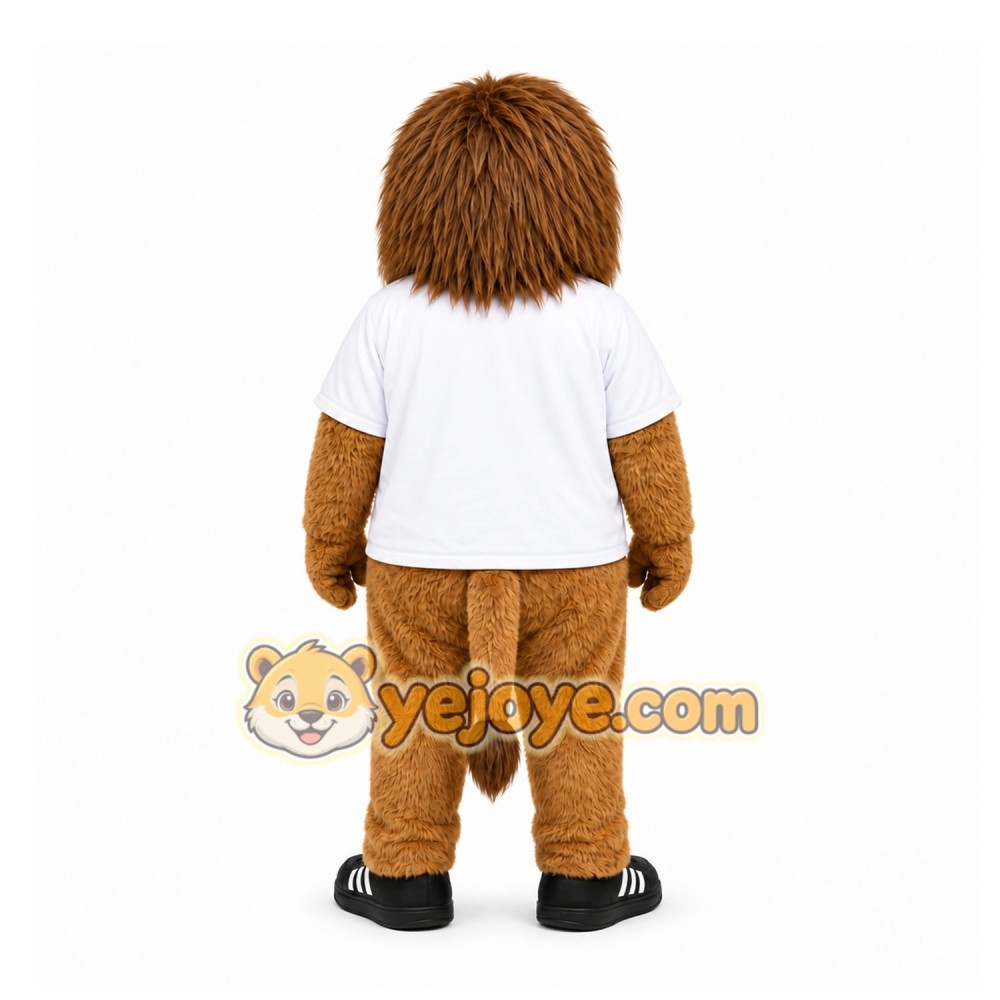 Brown Lion Mascot Costume for Events and Promotions Brown Lion Mascot Costume for Events and Promotions