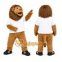 Brown Lion Mascot Costume for Events and Promotions