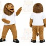 Brown Lion Mascot Costume for Events and Promotions