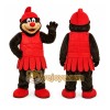 Black Bear Warrior Mascot Costume for Events and Promotions