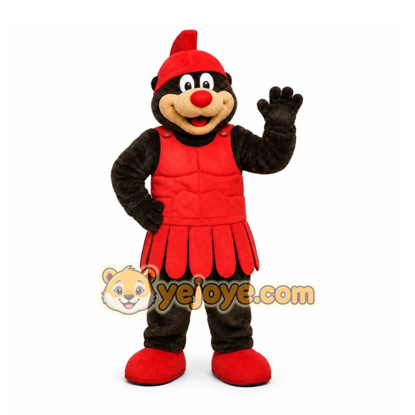 Black Bear Warrior Mascot Costume for Events and Promotions