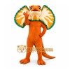 Orange Frilled Lizard Mascot Costume for Events and Promotions Orange Frilled Lizard Mascot Costume for Events and Promotions