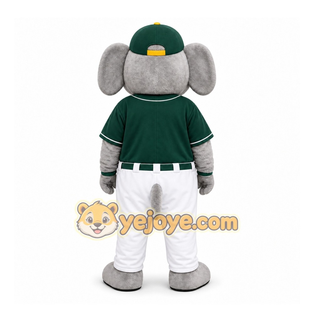 Gray Elephant Mascot Costume for Sports Events Gray Elephant Mascot Costume for Sports Events