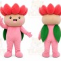 Pink Flower Person Mascot Costume for Children's Events