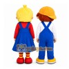 Blue Boy And Girl Dolls Mascot Costume for Events and Promotions Blue Boy And Girl Dolls Mascot Costume for Events and Promotions