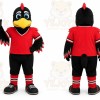 Red Bird Mascot Costume for Events and Promotions