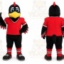 Red Bird Mascot Costume for Events and Promotions
