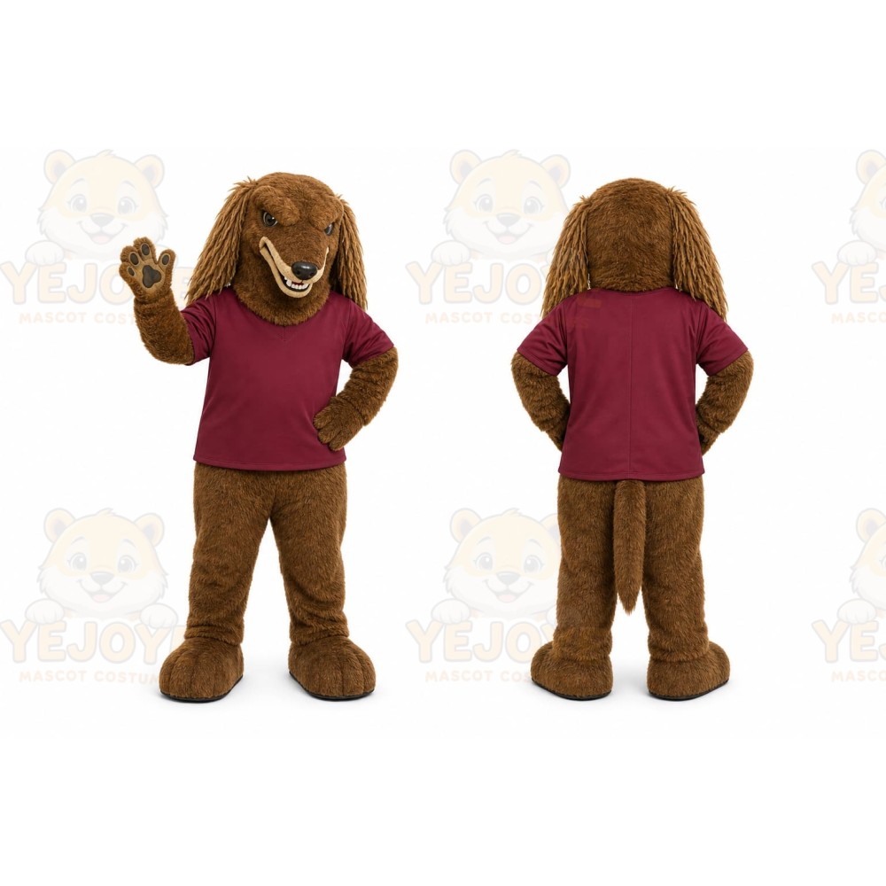 Brown Dog Mascot Costume for Events and Promotions