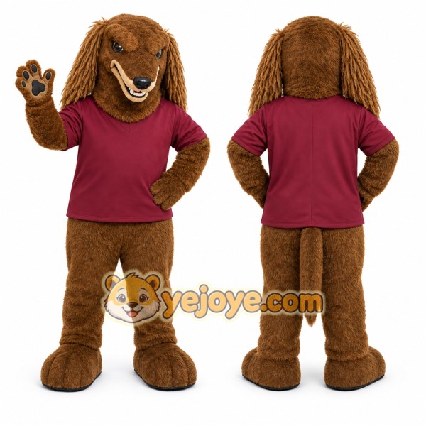 Brown Dog Mascot Costume for Events and Promotions