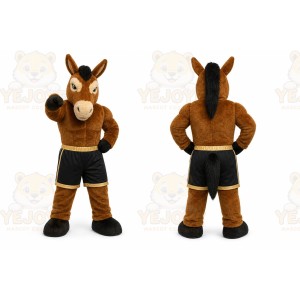 Brown Horse Mascot Costume for Events and Promotions