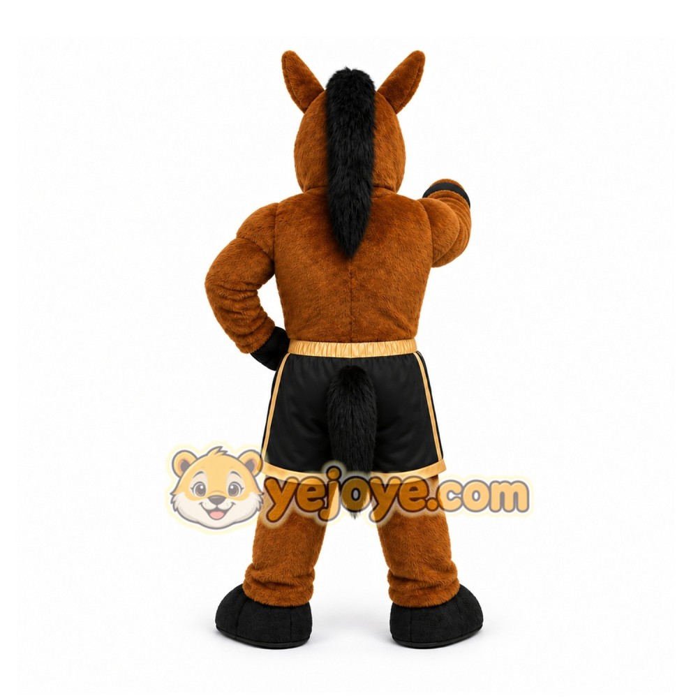 Brown Horse Mascot Costume for Events and Promotions Brown Horse Mascot Costume for Events and Promotions