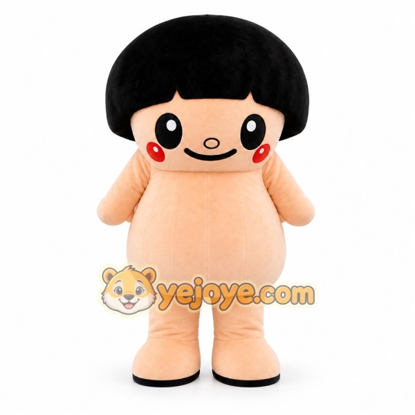 Peach Child Mascot Costume for Children's Events Peach Child Mascot Costume for Children's Events