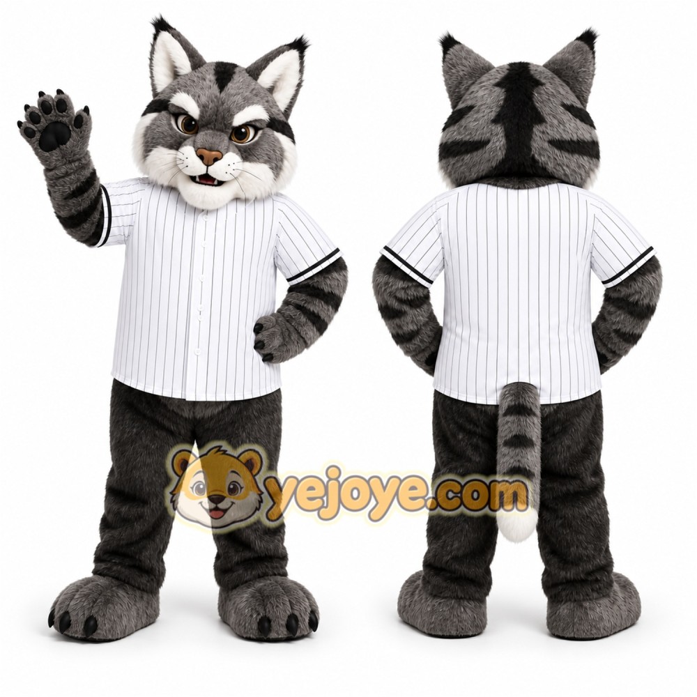 Gray Cat Mascot Costume for Events and Promotions Gray Cat Mascot Costume for Events and Promotions