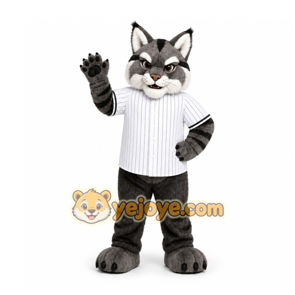 Gray Cat Mascot Costume for Events and Promotions Gray Cat Mascot Costume for Events and Promotions