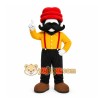 Yellow Man With Mustache And Hat Mascot Costume for Events and Promotions Yellow Man With Mustache And Hat Mascot Costume for Events and Promotions