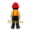 Yellow Man With Mustache And Hat Mascot Costume for Events and Promotions Yellow Man With Mustache And Hat Mascot Costume for Events and Promotions