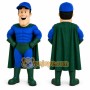 Blue Superhero Mascot Costume for Events and Promotions