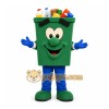 Green Recycling Bin Mascot Costume for Events and Promotions
