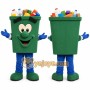 Green Recycling Bin Mascot Costume for Events and Promotions