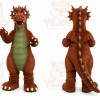 Brown Dragon Mascot Costume for Events and Promotions
