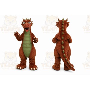 Brown Dragon Mascot Costume for Events and Promotions