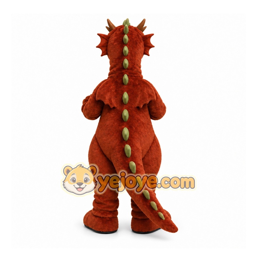 Brown Dragon Mascot Costume for Events and Promotions Brown Dragon Mascot Costume for Events and Promotions
