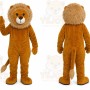 Orange Lion Mascot Costume for Children's Events