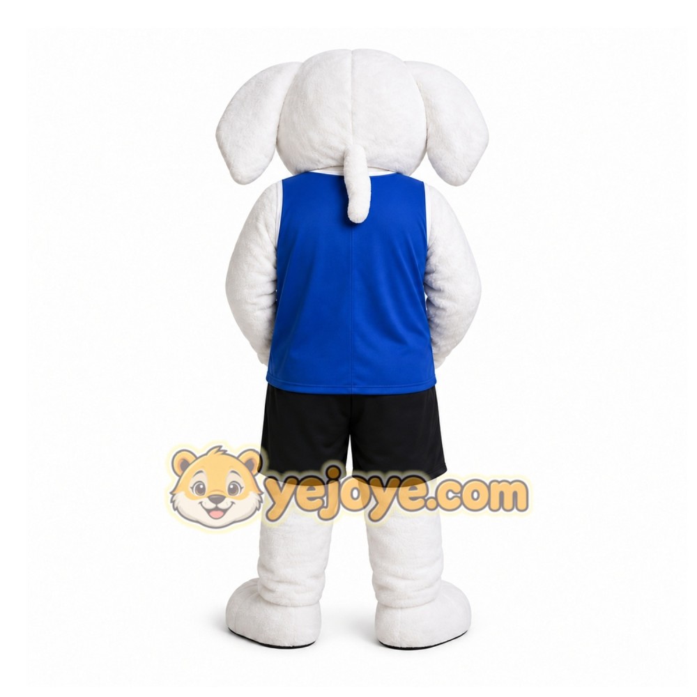 White Elephant Mascot Costume for Sports Events White Elephant Mascot Costume for Sports Events