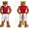 Brown Cougar Mascot Costume for Sports Events