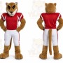 Brown Cougar Mascot Costume for Sports Events