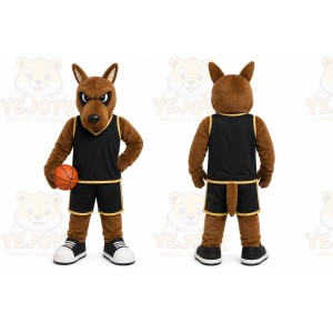 Brown Kangaroo Mascot Costume for Sports Events