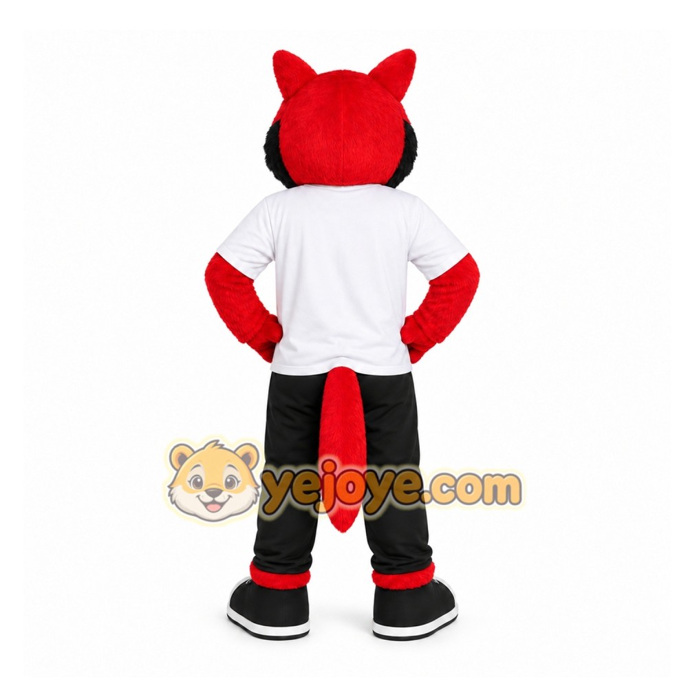 Red Fox Mascot Costume for Sports Events Red Fox Mascot Costume for Sports Events