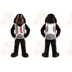 Black Dog Mascot Costume for Events and Promotions