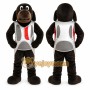 Black Dog Mascot Costume for Events and Promotions