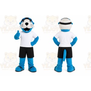 Blue Seal Mascot Costume for Sports Events
