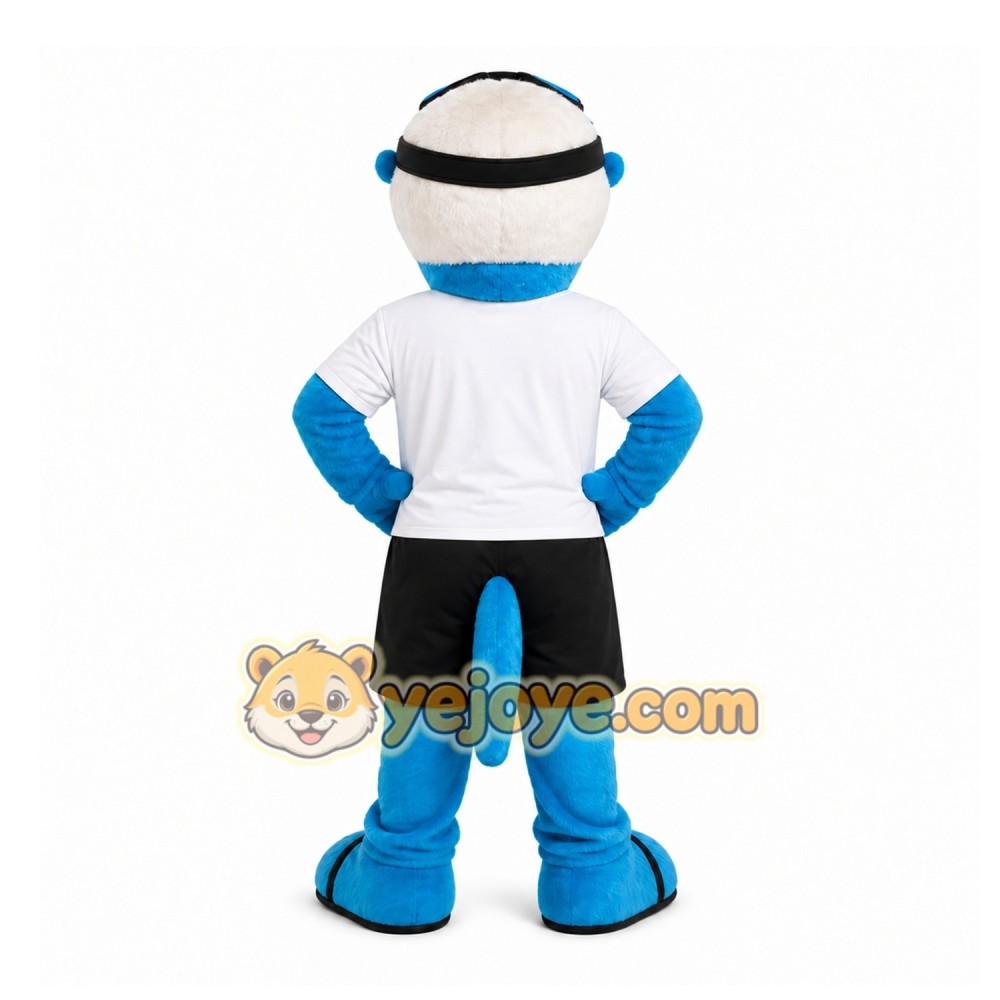 Blue Seal Mascot Costume for Sports Events Blue Seal Mascot Costume for Sports Events