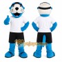 Blue Seal Mascot Costume for Sports Events