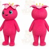 Pink Flower Creature Mascot Costume for Children's Events