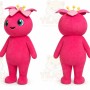 Pink Flower Creature Mascot Costume for Children's Events