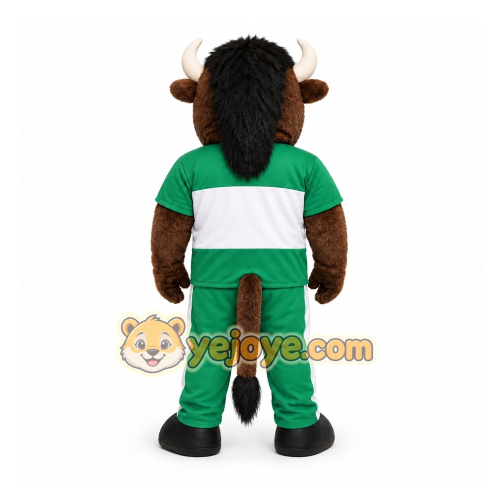 Brown Bull Mascot Costume for Sports Events Brown Bull Mascot Costume for Sports Events