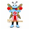 Blue Butterfly Mascot Costume for Sports Events Blue Butterfly Mascot Costume for Sports Events