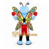 Blue Butterfly Mascot Costume for Sports Events Blue Butterfly Mascot Costume for Sports Events