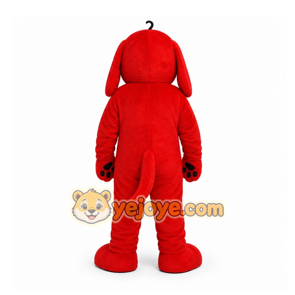 Red Dog Mascot Costume for Children's Events Red Dog Mascot Costume for Children's Events