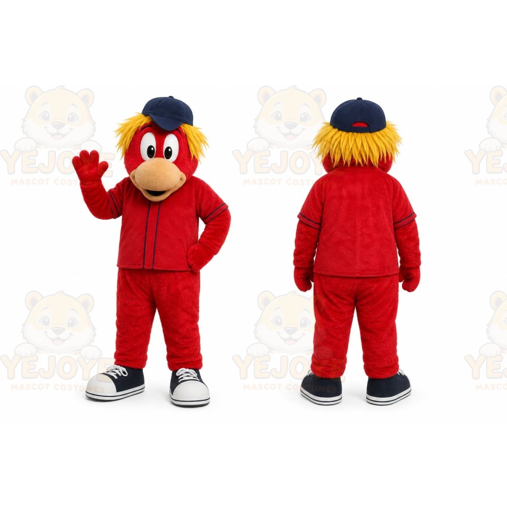 Red Bird Mascot Costume for Sports Events