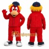 Red Bird Mascot Costume for Sports Events
