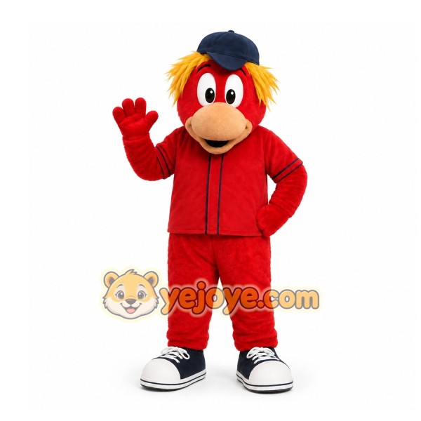Red Bird Mascot Costume for Sports Events