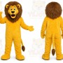 Yellow Lion Mascot Costume for Children's Events