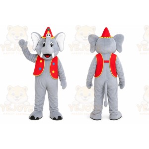 Gray Elephant Mascot Costume for Children's Events