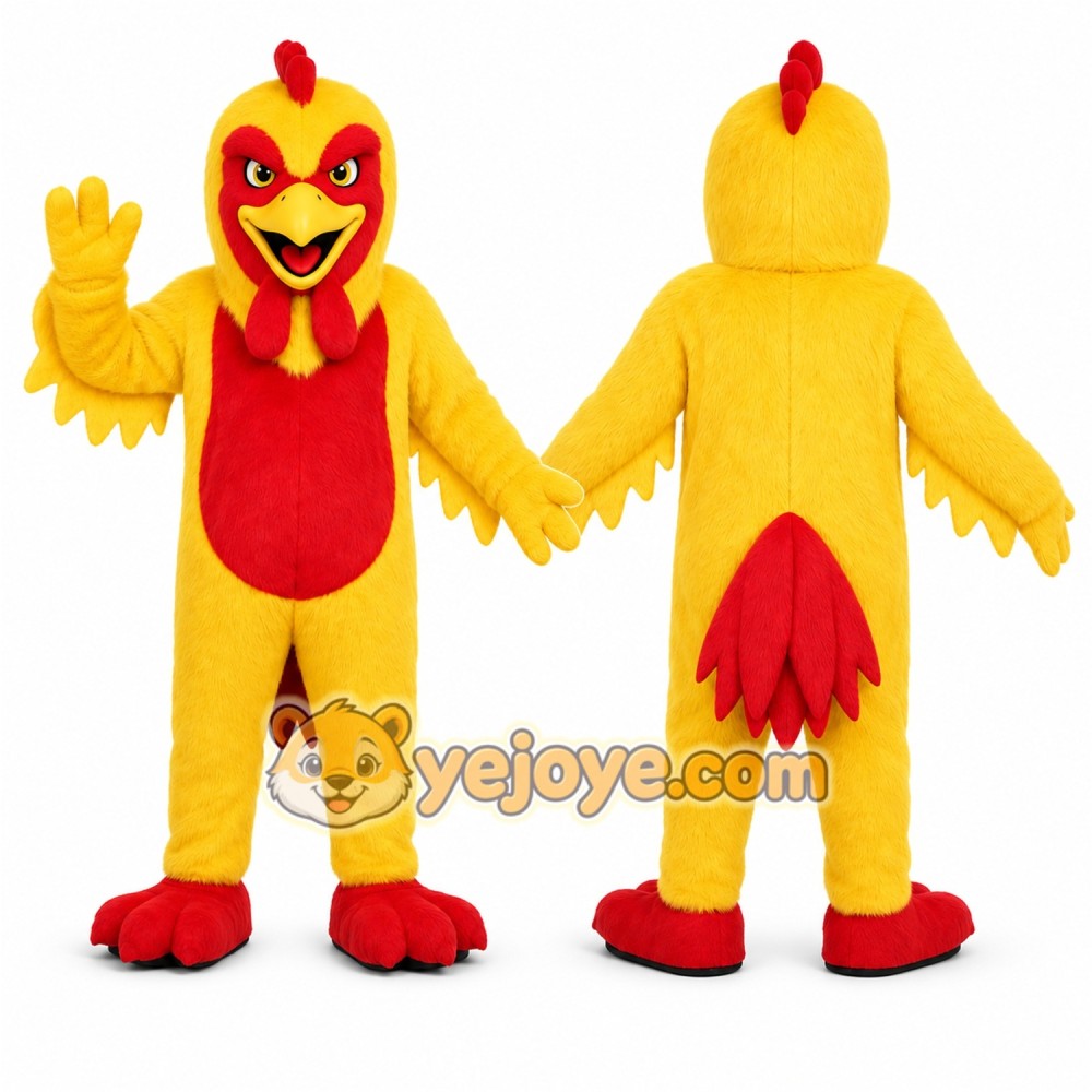 Yellow Chicken Mascot Costume for Events and Promotions Yellow Chicken Mascot Costume for Events and Promotions