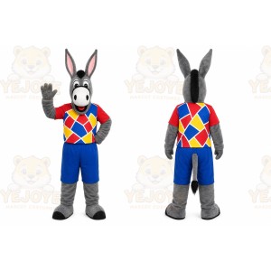 Gray Donkey Mascot Costume for Events and Promotions